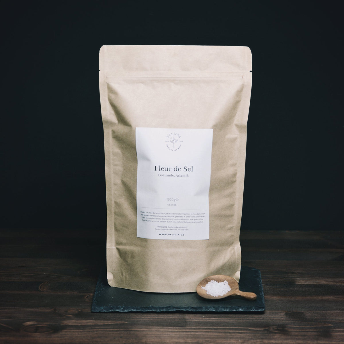 Fleur de Sel de Guérande Ernte 2020 Salz Delidia Berlin 